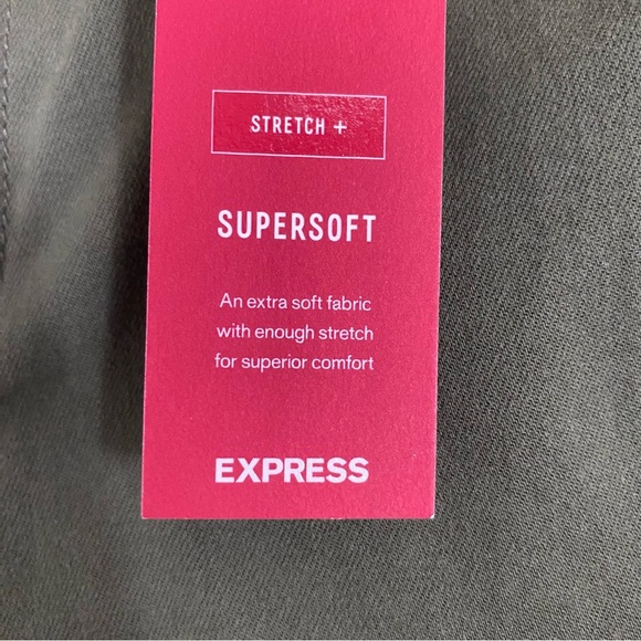 Express Womens Jeans Sz 12 Legging High Rise Stretch Supersoft Green Distressed - Picture 12 of 14